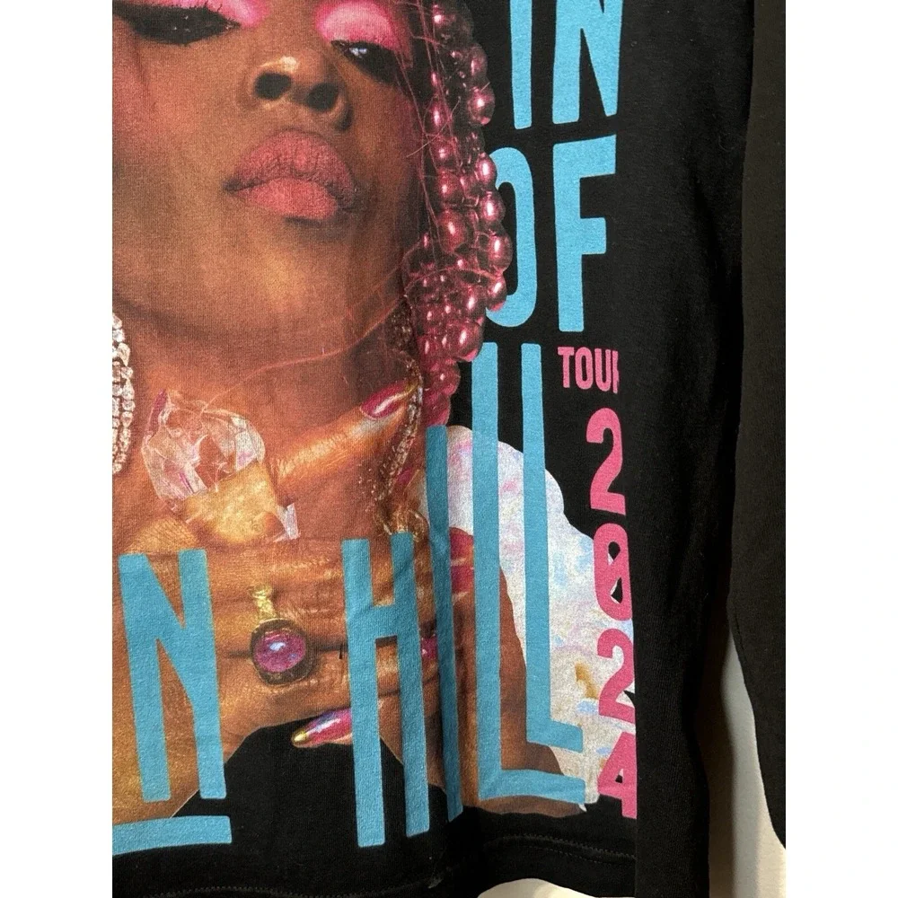 Lauryn Hill Tour Shirt Miseducation 25th Anniversary Long Sleeve S Black